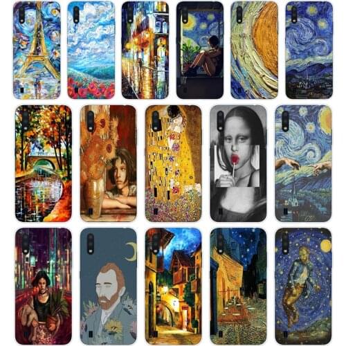 75 Van Gogh Art Soft Silicone Tpu Cover phone Case for Samsung Galaxy A01 A10 2019 A20 A20E A20S M11 M21 case