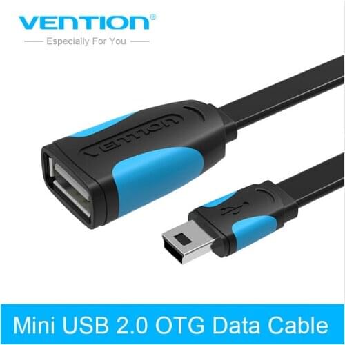 Vention Mini USB 2.0 OTG Cable Mini USB Otg Data Cable Adapter 10cm/25cm male to female for Tablet PC/MP3/Cellphone /GPS