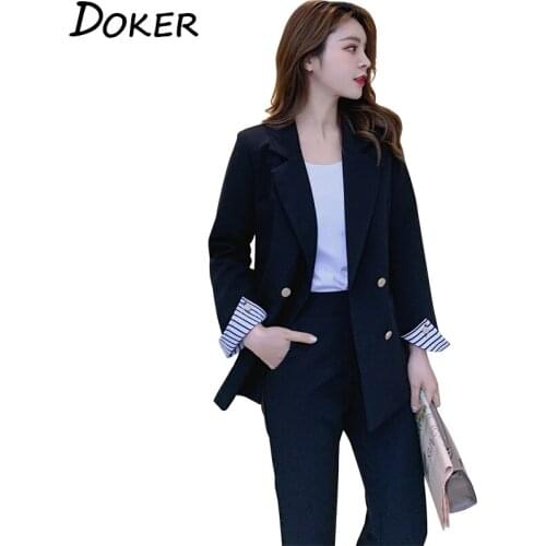 Женские элегантные брючные костюмы Doker China At AliExpress