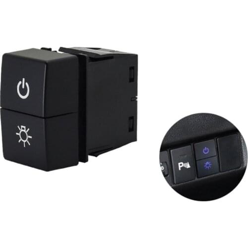 1pc Dual key switch dual switch fog light Electronic dog fan speaker Headlight power supply Switch Button for Honda Fit 3