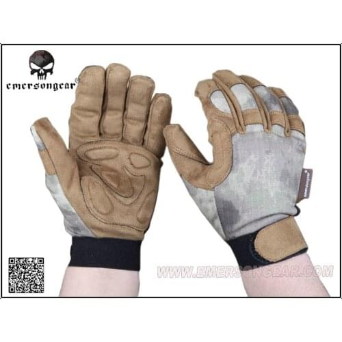 Emerson Tactical Full Finger Lightweight Camouflage Glove A-Tacs EM8719