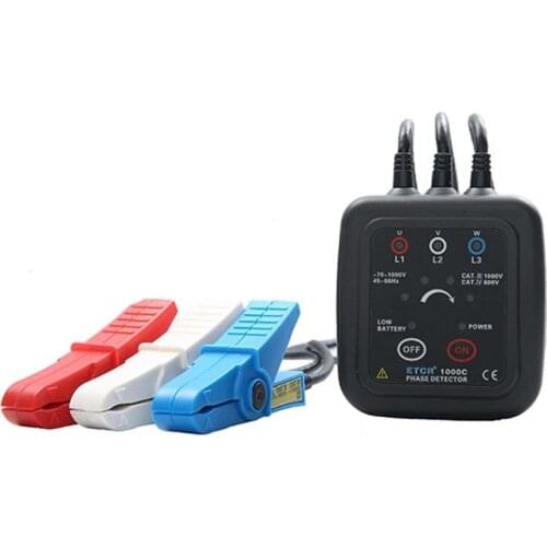 ETCR1000C Non-contact Phase Sequence Detection AC0-600V, 40-70Hz