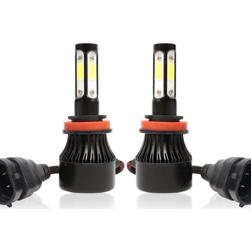 2 PCS Portable Car LED Headlights Bulbs Lamps COB LED Chip IP67 Waterproof X7 Essential Accessories