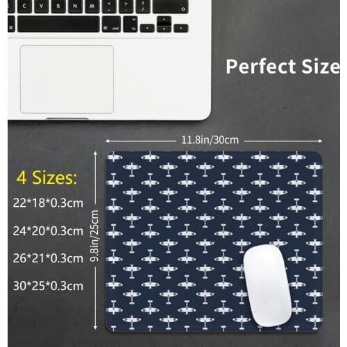 Spitfire Mouse Pad 1993 Spitfire Supermarine Battle Of Britain Fighter Jet Hawker Hurricane Raf