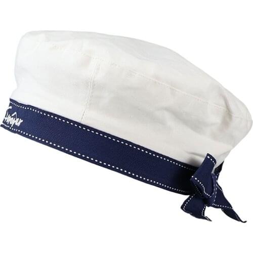 Fashion Navy Sailor Hat Girl Beret All-matched Women Hat Casual Stylish Uniform Beret Hat Ladies White/Black For Beach Summer