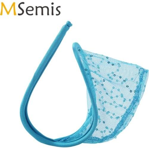 MSemis Mens C-String Underwear See Through Sheer Mesh Male Bulge Pouch Sexy Lingerie Sissy Gay Panty Erotic T-back Thongs