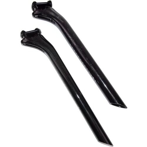 New Carbon Seatpost Mountain Bike 27.2/30.8/ 31.6*350/400mm Road bike Seat post Offset 25mm