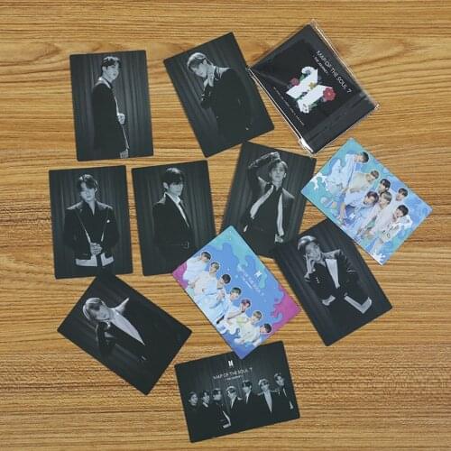 NEW KOREA KPOP Bangtan Boys Map Of The Soul 7 Same Photocards Memebers The Journey Cards Premium Photos