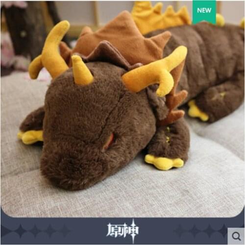 Offical Genshin Impact Pillow Doll ZHONGLI Dragon Ghost Cosplay Plush Kawaii Game Cartoon Accessories