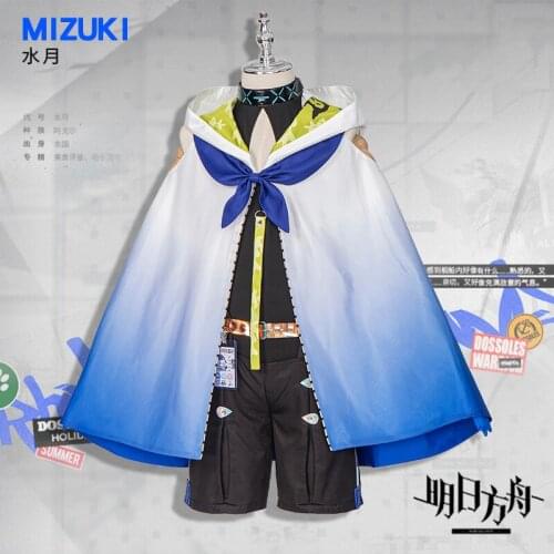 Arknights Mizuki Holiday Fashion Uniform Cosplay Costume Halloween Role Play Party Outfit For Women Girls Hot Game NEW