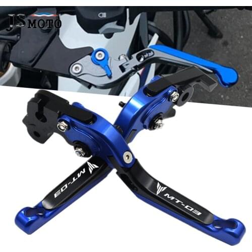 For YAMAHA MT-03 MT03 mt-03 2015-2020 Motorcycle Accessories CNC Adjustable Folding Extendable Handle Brake Clutch Lever
