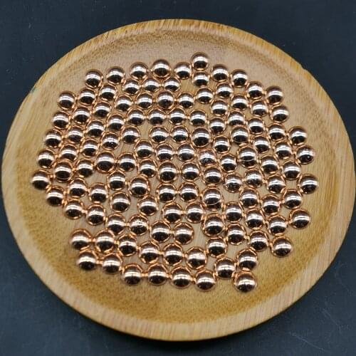 Rose Gold Studs Metal Strass Crystal 4MM 5MM Round Studs Craft Shoes Embellishments Diy Shiny Stones Wedding Decoration