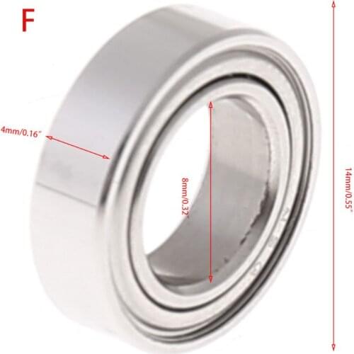 Fishing Sealed Bearings Stainless Steel Reel Accessory 6 Size for DAIWA
