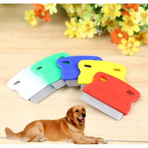 1pc/3pcs Pet Flea Comb Steel Brush Cat Dog Grooming Combs Dog Cat Kitten Hair Trimmer Brushes Dog Flea Comb