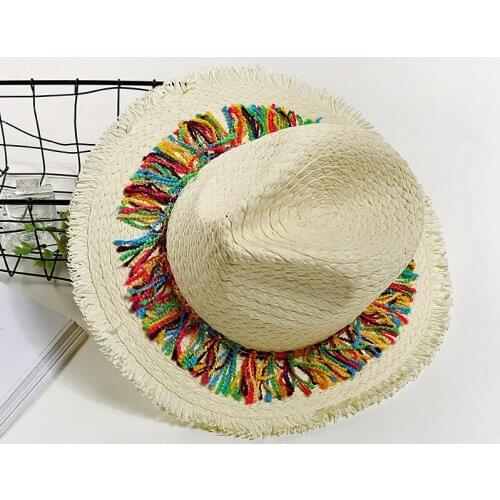 New Straw Hat Men Top Hats Summer Jazz Sun Beach Accessories Sombreros De Sol for Women Chapeau Paille Kids Baby Panama Hats cap