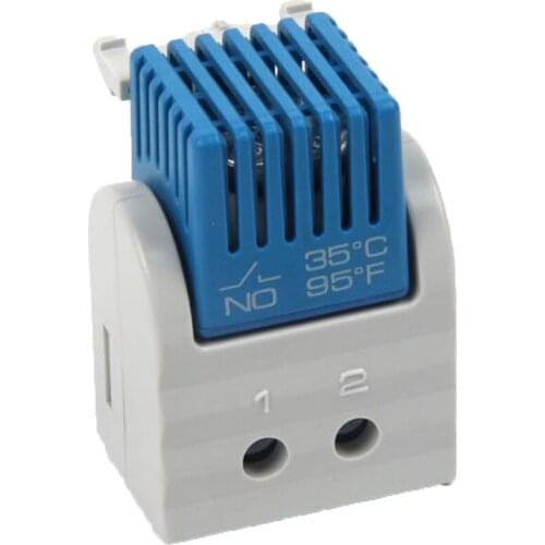 IP20 CE Approval Heating Cooling Tamperproof Thermostat for Regulating Filter Fans FTS011 Pre-Set Thermostat