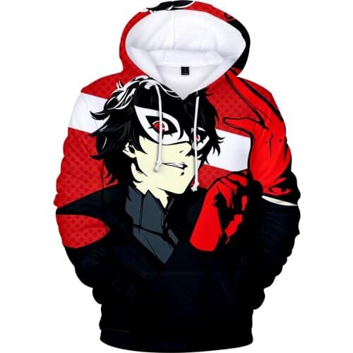 Anime Persona 5 3D Print Hoodies Men Women Casual Fashion Sweatshirts Oversieze Hoodie Harajuku Hip Hop Pullover Male Hoody Coat