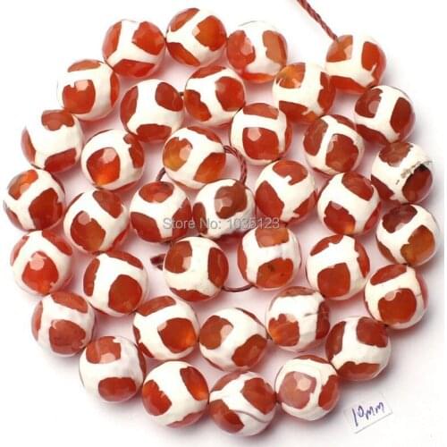 High Quality 10mm Pretty Natural Multicolor Agates Onyx Faceted Round Shape Loose Beads 15" Jewellery Making w1825