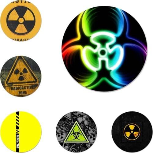 Nuclear bombs logo Badge Brooch Pin Accessories For Clothes Backpack Decoration gift