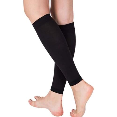 1 Pair Slim Relieve Leg Calf Sleeve Brace Support Compression Varicose Socks for Women Female