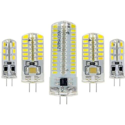 10pcs G4 LED Bulb Lamp AC DC12V Lampada LED Bulb AC220V 3014 2835 Chip Light 360 Beam Angle Lights Replace 30W/80W Halogen Lamps