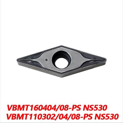100% Original VBMT VBMT110302-PS NS530 VBMT110304 VBMT110308 VBMT160404 VBMT160408 CNC lathe Insertion Carbide Insert Durable