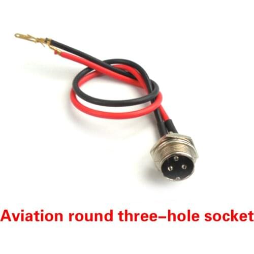 3PIN Battery Charger Port Connector Socket with Waterproof Cap Charger Connector