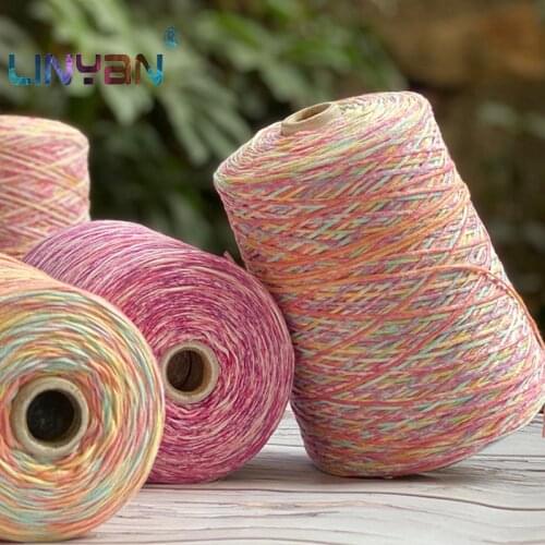 500g 100% Cotton Yarn for knitting T shirt yarn Flat wool Baby chunky knit sweater Crochet yarn Crochet threads Bulky yarn ZL49