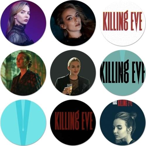 58mm Killing Eve Badge Brooch Pin Accessories For Clothes Backpack Decoration gift