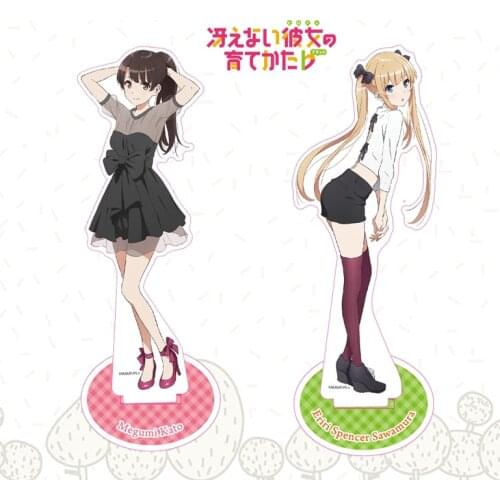 Anime Saekano: How to Raise a Boring Girlfriend Katou Megumi Sawamura Spencer Eriri Acrylic Stand Figure Model Plate Decor Gift