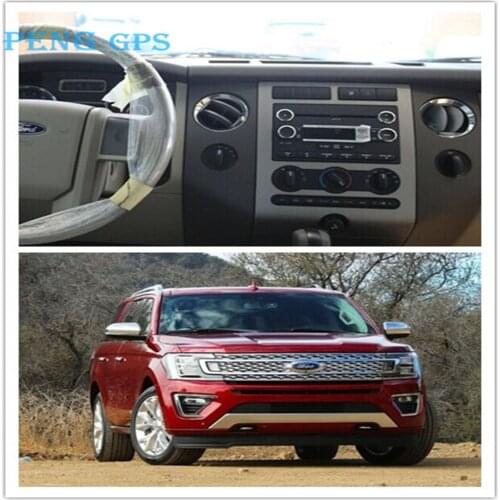 17" Tesla Style Car Radio Vertical Screen For For Ford Expedition 2007+ GPS Navigation Tape Recorder Headunit Multimedia Player