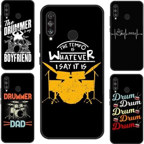 Drum Drummer Music DJ For Huawei P40 Lite P20 P30 Pro Mate 20 Lite Nova 5T P Smart 2019 Case For Honor 8X 9X 10i