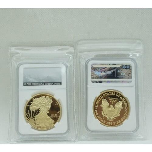 No Copy United States America 2000 Liberty 1oz Fine Gold Eagle Replica Coin In God We Trust Gold Plated Coins non magnetic