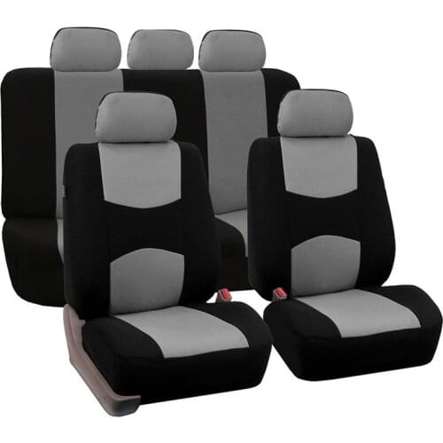 Aimaao 2/4/9 Pcs Universal Car Seat Cover Interior Accessories Vehicle Seat Covers For VW Passat B8 B5 G30 E46 B7 E39 B6