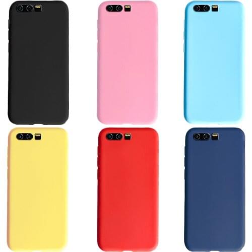 Huawei Honor 9 Candy color Phone Case For Huawei Honor9 Matte Back Cover Honor 9 Protect Skin Silicone soft case