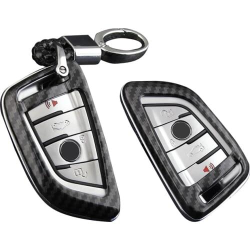 Key Case Fob Bag Holder ABS Hard Shell Cover Parts Fit ForBMW X1 X2 X3 X4 X5 X6 Ford Mustang Edge Explorer F150 Koleos Car Key
