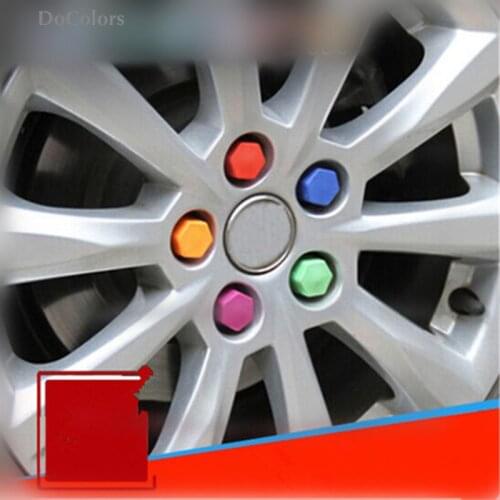 DoColors Car Wheel Hub Nuts Bolts Screw Cover case For Acura RLX CL EL CSX ILX MDX NSX RDX RL SLX TL TSX Vigor ZDX