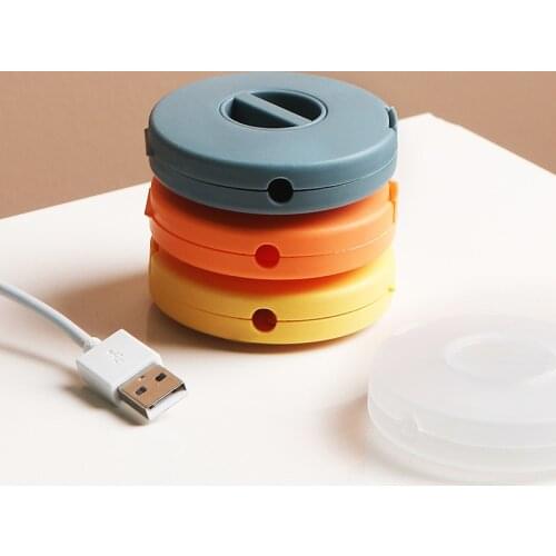 Case Container Coin Headphone Protective Storage Box Colorful Headphone Case Travel Storage Bag For Earphone Data Cable Charger