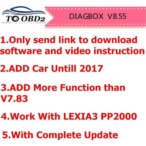 LEXIA Diagbox V9.91 V9.68 V8.55 V7.83 For Lexia3 PP2000 lexia-3 Diagbox 9.91 Add Car Untill 2021 Diagnostic For Citroen/Peogeot