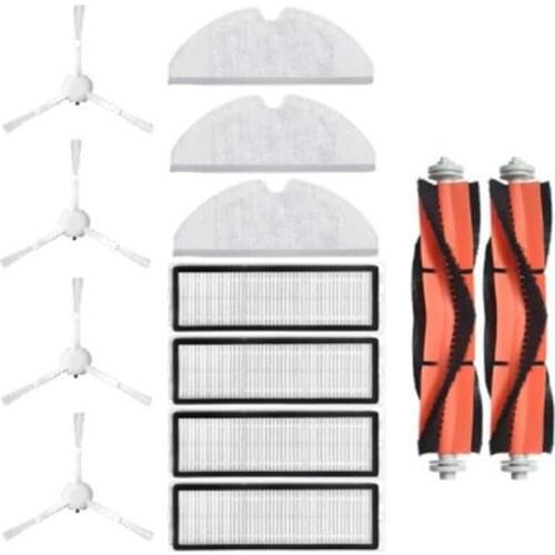 HOT！-Main Brush Side Brush Hepa Filter Kit for Mijia 1C STYTJ01ZHM Sweeping Mop Robot Vacuum Cleaner