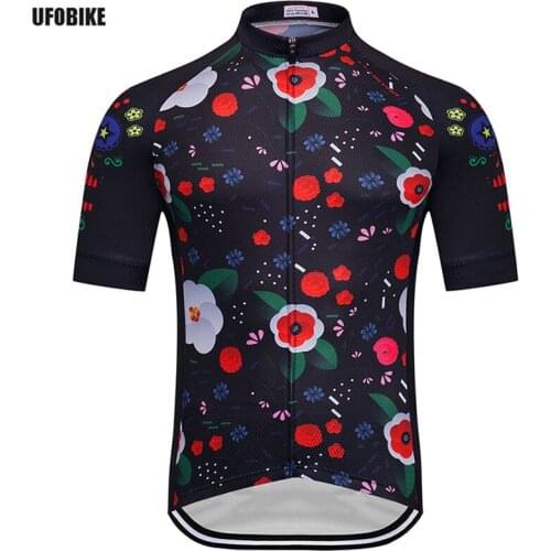 UFOBIKE Outdoor Breathable Mens Short Sleeve Cycling Jersey 2019 Bicycle Wear Riding Shirts Bike Tops S-XXXL
