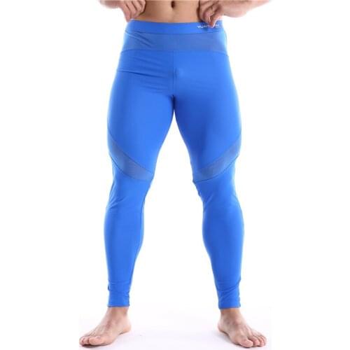 Men Soft Comfortable Long Johns Stretch Termica Homem Pants Line Underwear Bottoming Trousers Summer Long Pants Men Long Johns