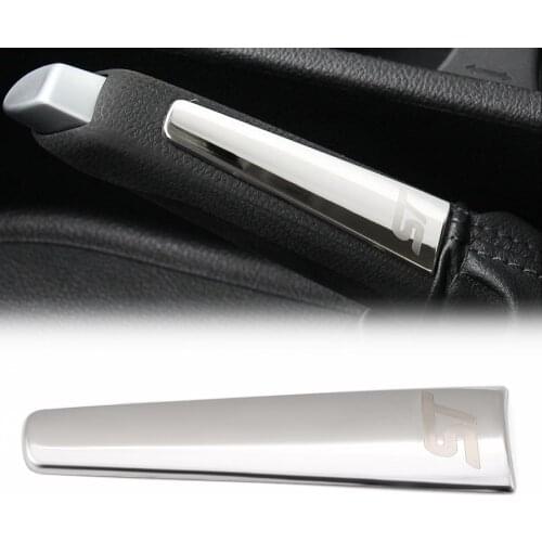 2017 NEW Stainless steel ST Handbrake Trim Sticker Interior Decoration Handbrake Sequin For Ford Focus 2 3 MK2 MK3 MK4 2009-2017