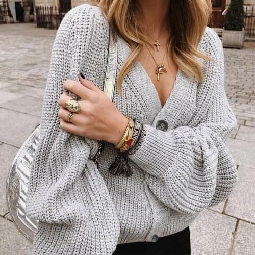 2021New Women Knitting Cardigan Sweater Full Sleeve Sexy Ladies Casual kardigan Loose Solid Female Cardigan Coat Cardigans