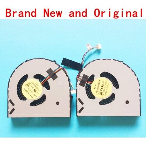 New laptop CPU cooling fan Cooler for DELL Alienware 17 R2 R3 CPU GPU 09634N 9634N FCN DFS200805000T FG7A FG79 DC5V 0.5A 10CFM