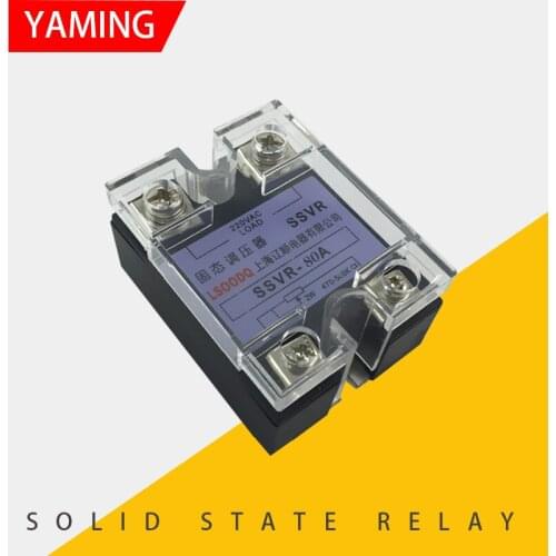 Single-phase SSVR-80A Solid State Voltage Regulator 2W560K / 470K Potentiometer SSR 80A