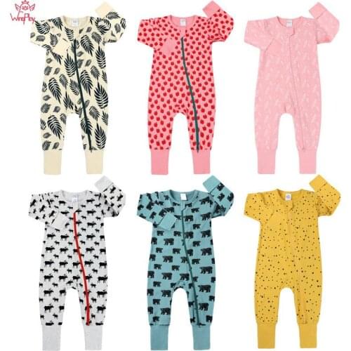 2019 Autumn Baby Rompers Cotton Long Sleeve Rompers For Baby New Born Baby Clothes For Girls Boys Baby Romper Jumpsuit