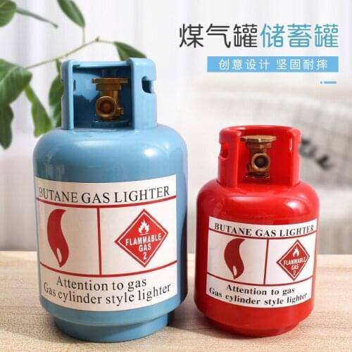 Childrens gift small gift creative home decoration gas cylinder piggy bank gas barrel piggy bank