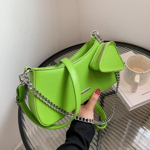 Chain bag female son-mother handbag summer new trendy fashion messenger bag texture single shoulder armpit bag for travel