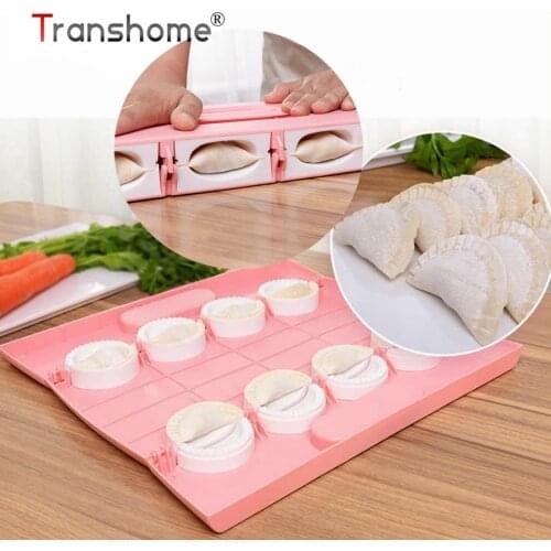 Transhome Kitchen Dumpling Artifact Can Make 8 Dumplings At A Time Home Creative Dumplings Mold Baking Mold Kitchen Gadgets Tool